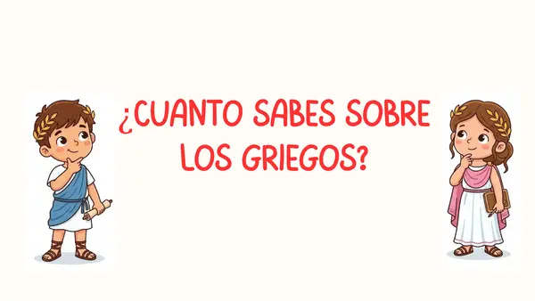 Quiz Los antiguos Griegos - HISTORIA