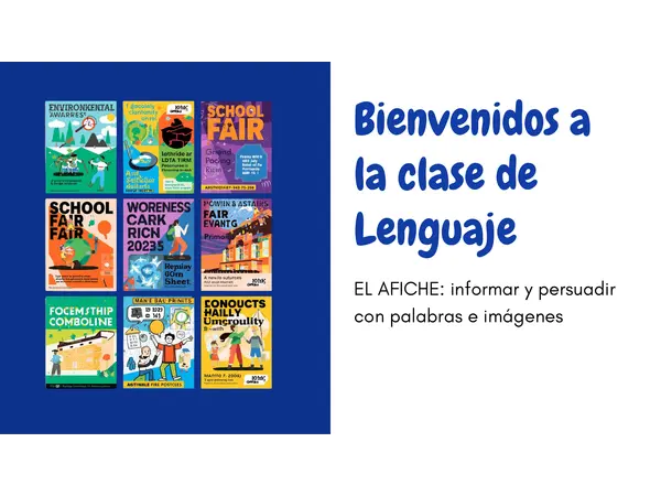 PRESENTACIÓN DEL AFICHE