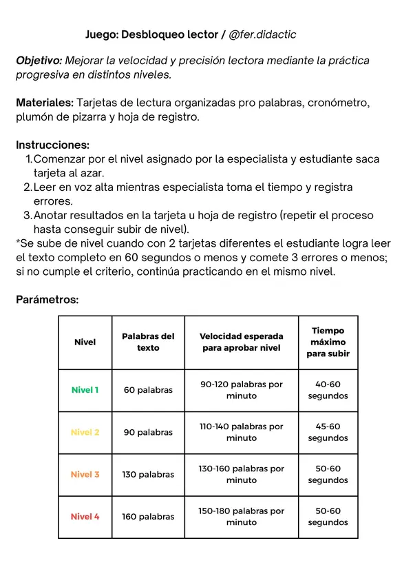 Desbloqueo lector