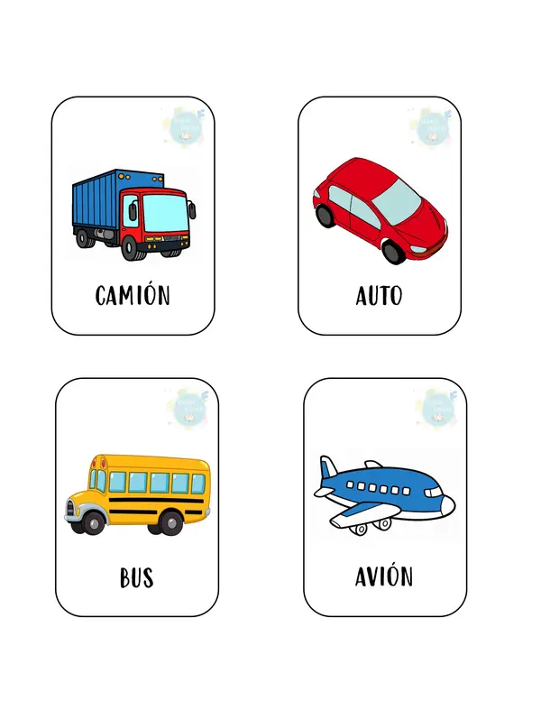 Memorice medios de transporte