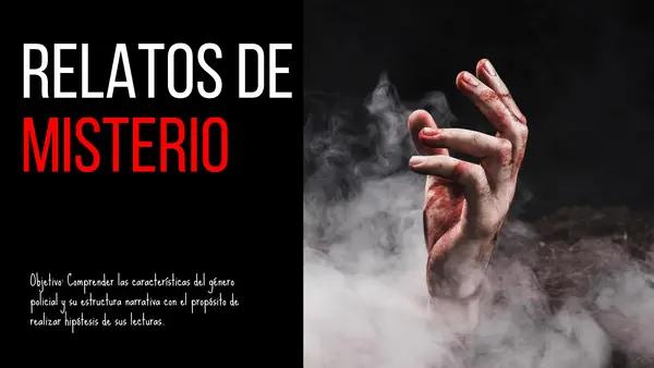 Presentación Género de misterio, policial y crónica